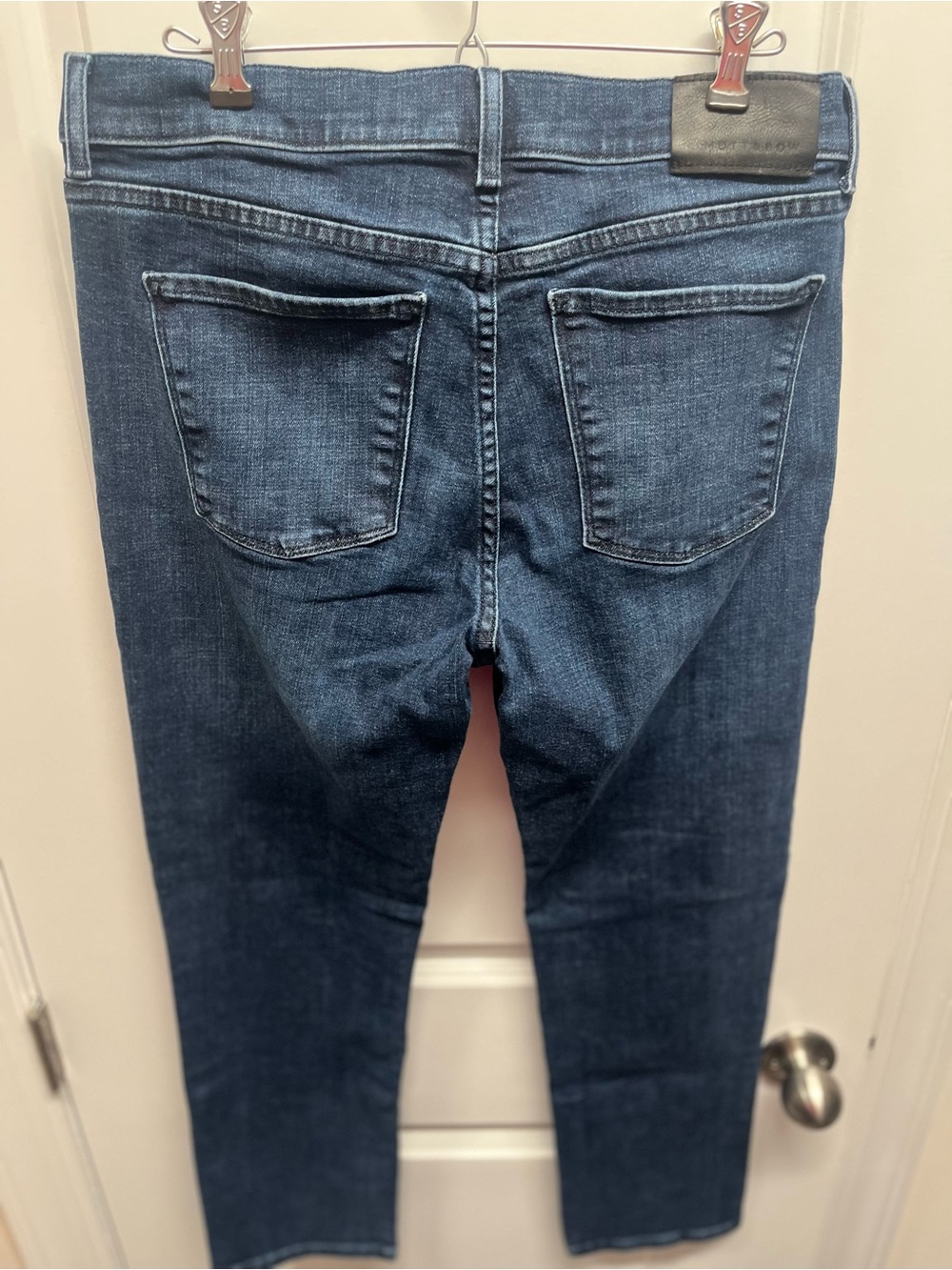 Mott & Bow Men's Slim Fit Jeans Dark Wash Denim Size W33 L30 - Picture 4 of 13